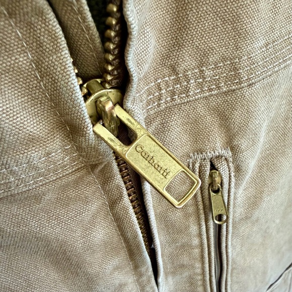 Carhartt Sandstone Sherpa Lined Ridge Coat (Style #C61), SZ XL Tall - Picture 3 of 12